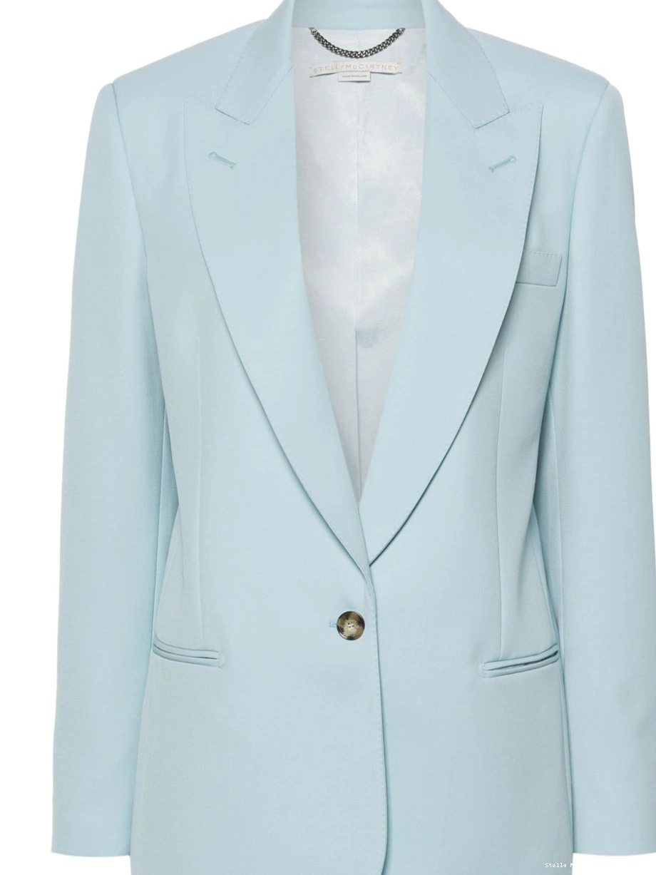 Affordable blazer Women Stella single-breasted oversized McCartney 0821